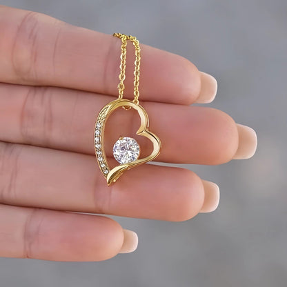 Heart Shape Zirconia Necklace