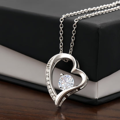 Heart Shape Zirconia Necklace