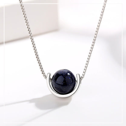 Cinnabar Silver Geometric Necklace
