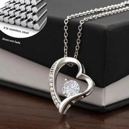 Heart Shape Zirconia Necklace