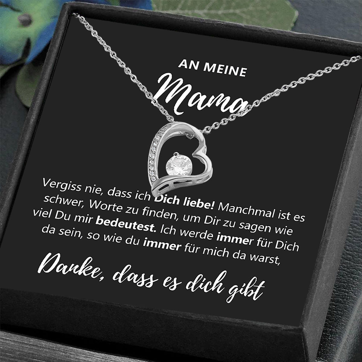 Heart Shape Zirconia Necklace